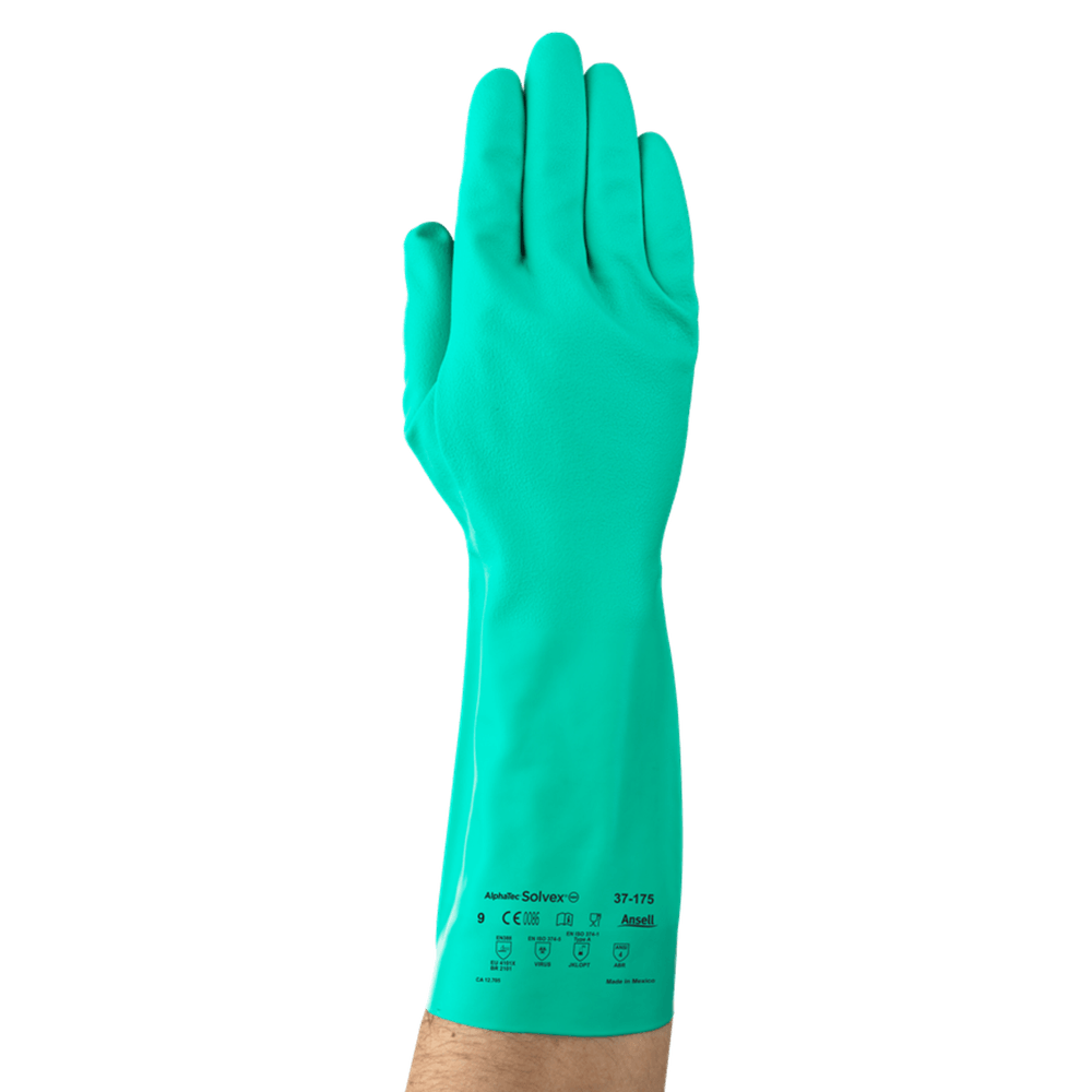 LUVA NITRÍLICA ALPHATEC SOLVEX 37-175 (9/G) - ANSELL - Resseg