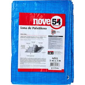 Lona Polietileno 5 X 3 Laranja/Azul 150 Micras 5x3