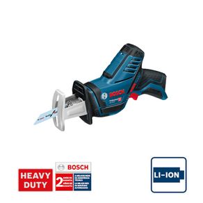 Serra Sabre a Bateria Bosch GSA 12V-LI, 12V, sem Bateria e sem Carregador Não se aplica