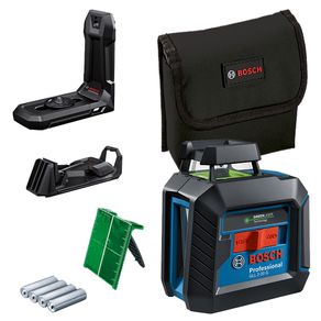 Nível laser verde de linhas cruzadas Bosch GLL 2-20G 10m
