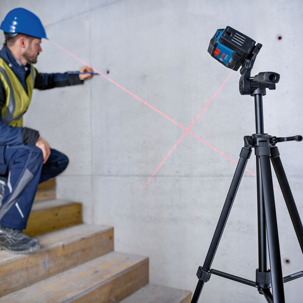Nível laser verde Bosch GLL 12-22 G LI 12m 1 bateria+suporte - Resseg