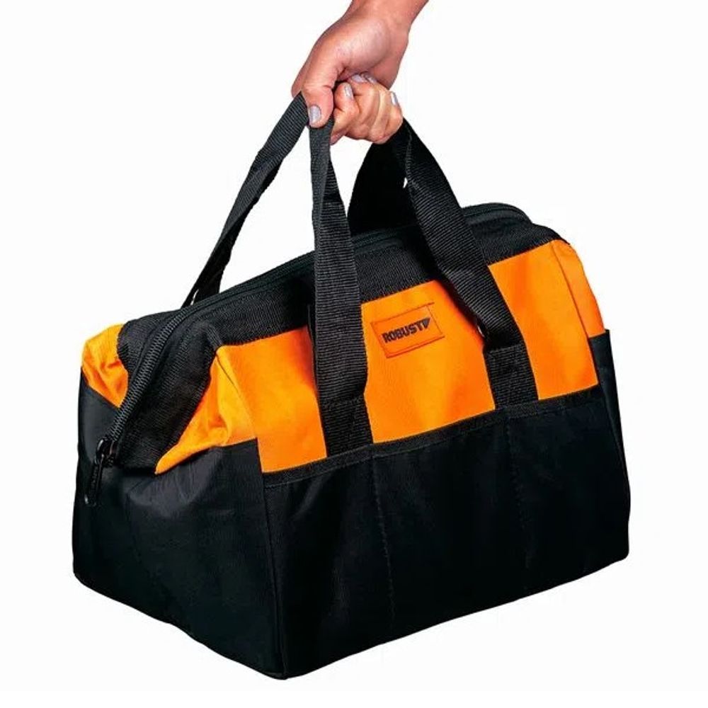 WOLVERINE Bolsa De Herramientas | Bolsa| Rollo De Utilidad | Nailhead Duradero, Correas Ajustables Y Bolsillos Versátiles Para Organización De Herramientas Sobre La Marcha, Bolso De 13 Pulgadas Y 17